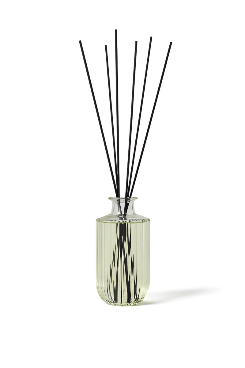 CandleDust - Champagne Rhubarb Reed Diffuser - 500ml of Fruity scented fragrance oil with 12 reed sticks included