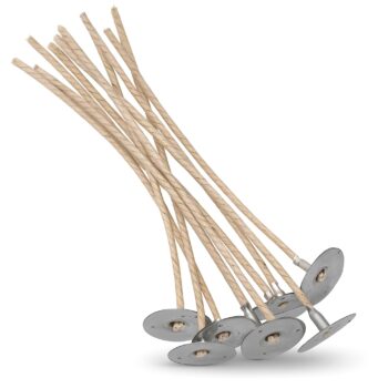 CandleDust - Extra Wicks - 5cm - 80 Pieces - Image of a bundle of wicks